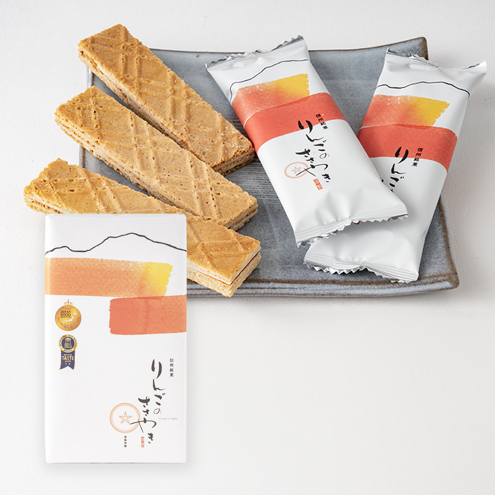 【甘味】りんごのささやき12枚入り - りんごとホワイトチョコの絶妙なハーモニー