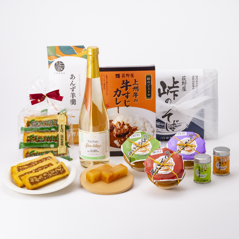【送料込】ギフトセット 荻野屋と信州からの美味しいものお裾分け - 釜めしなしでも荻野屋はやります