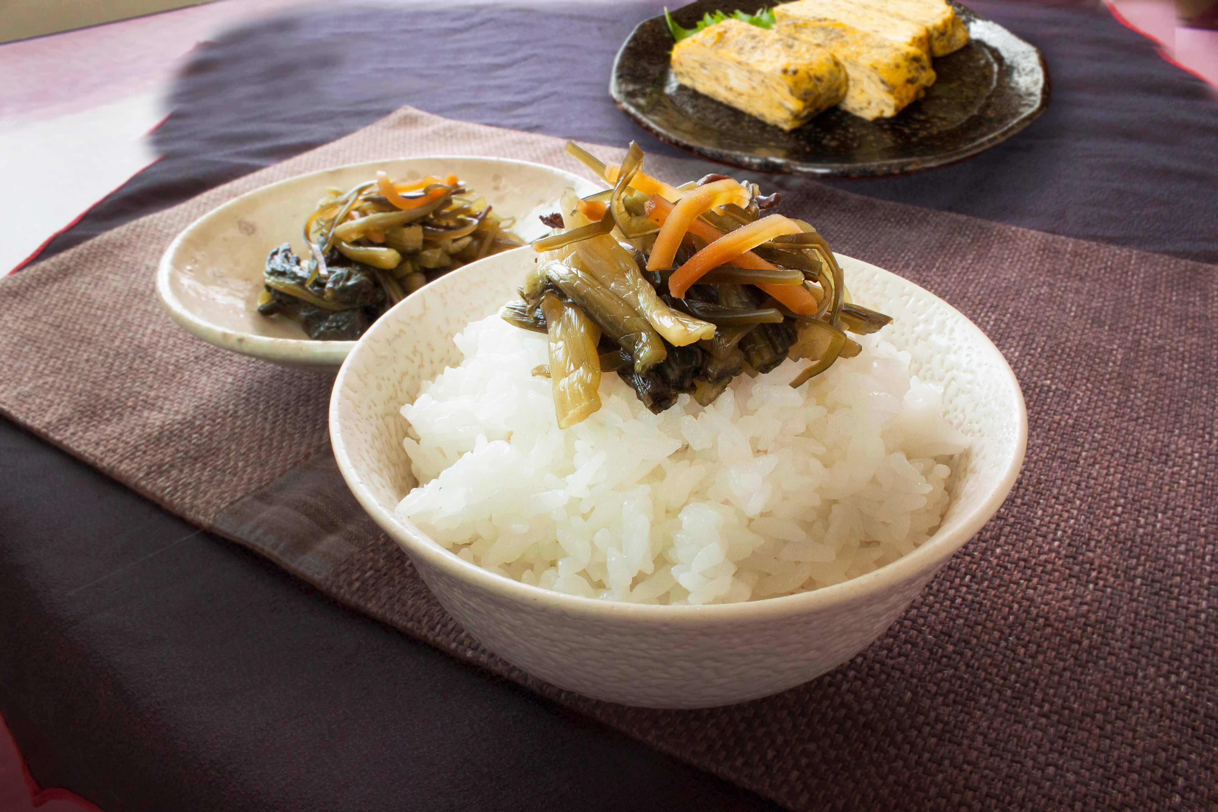 【ご飯のお供】野沢菜松前漬