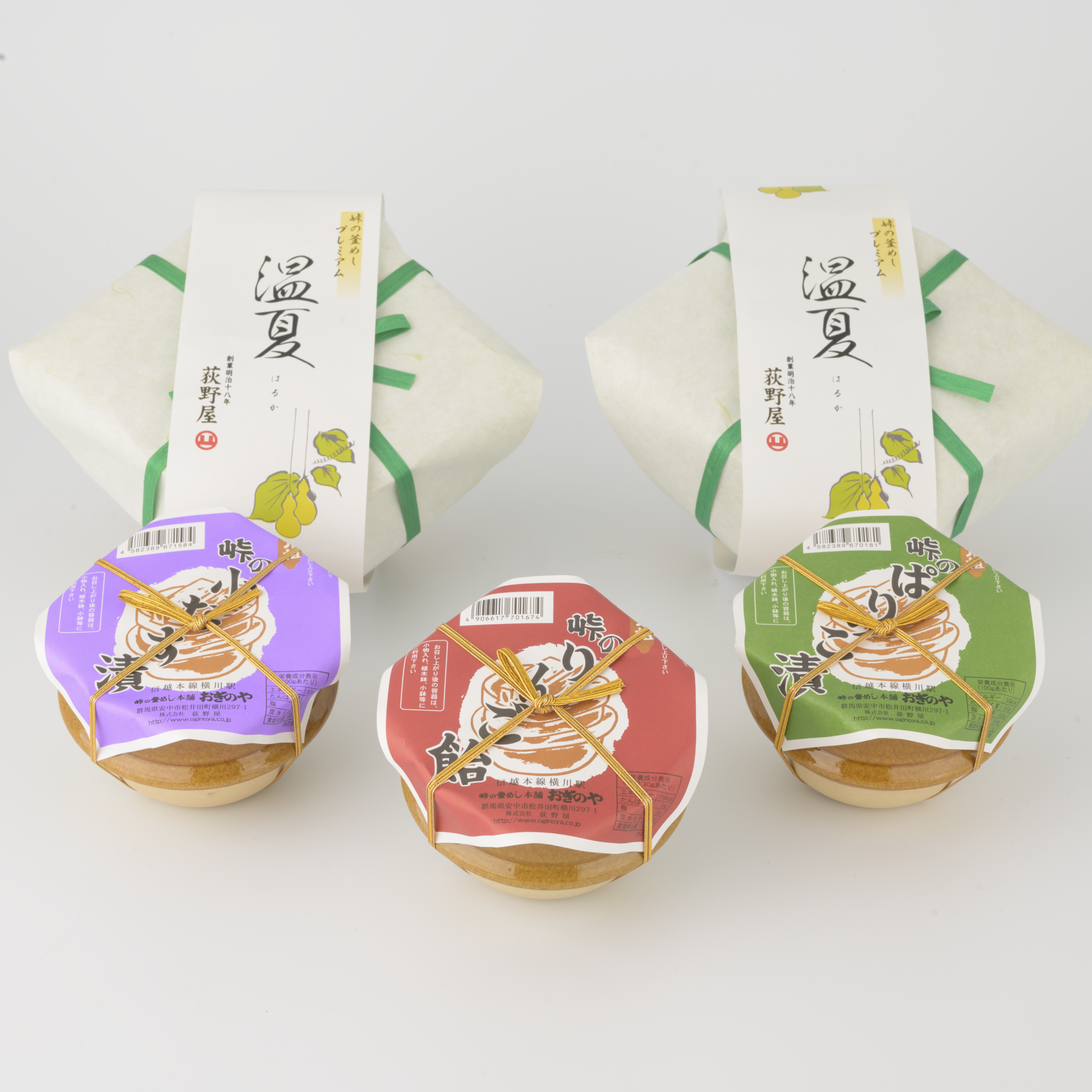 【お中元・夏ギフト】あの夏の旅行を思い出す、夏のプレミアム釜めし×ミニ釜セット