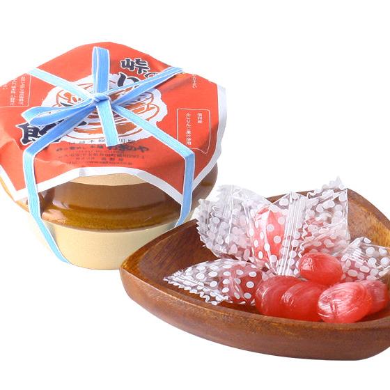 【甘味】峠のミニ釜 りんご飴 - ちょとした手土産にぜひ、器は小物入れにも
