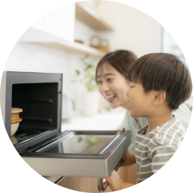 調理済みですので、電子レンジで温めるだけで召し上がれます