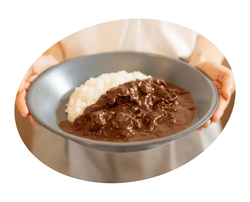 出来上がったカレー